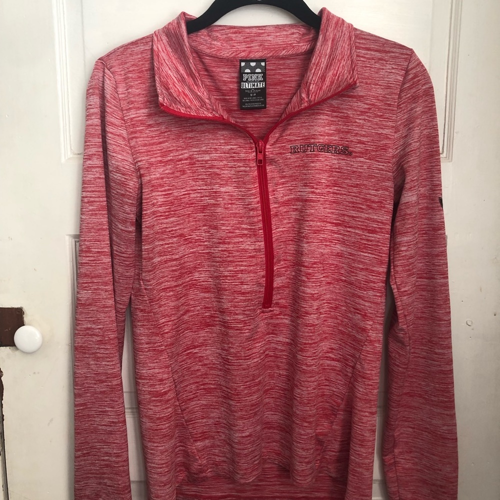 PINK VS Rutgers Half Zip